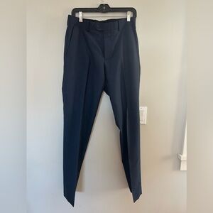 Bar III Wool Slim Fit Navy Slacks
